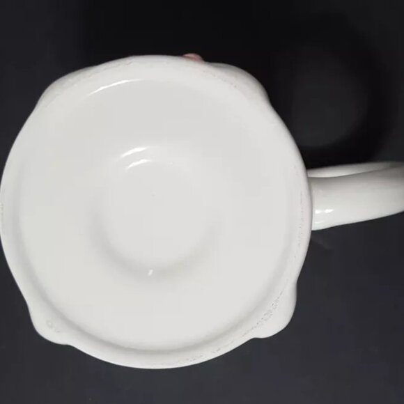 NEW RARE Whaline Pink and White Easter Bunny Mug 12oz Ceramic - Picture 4 of 4